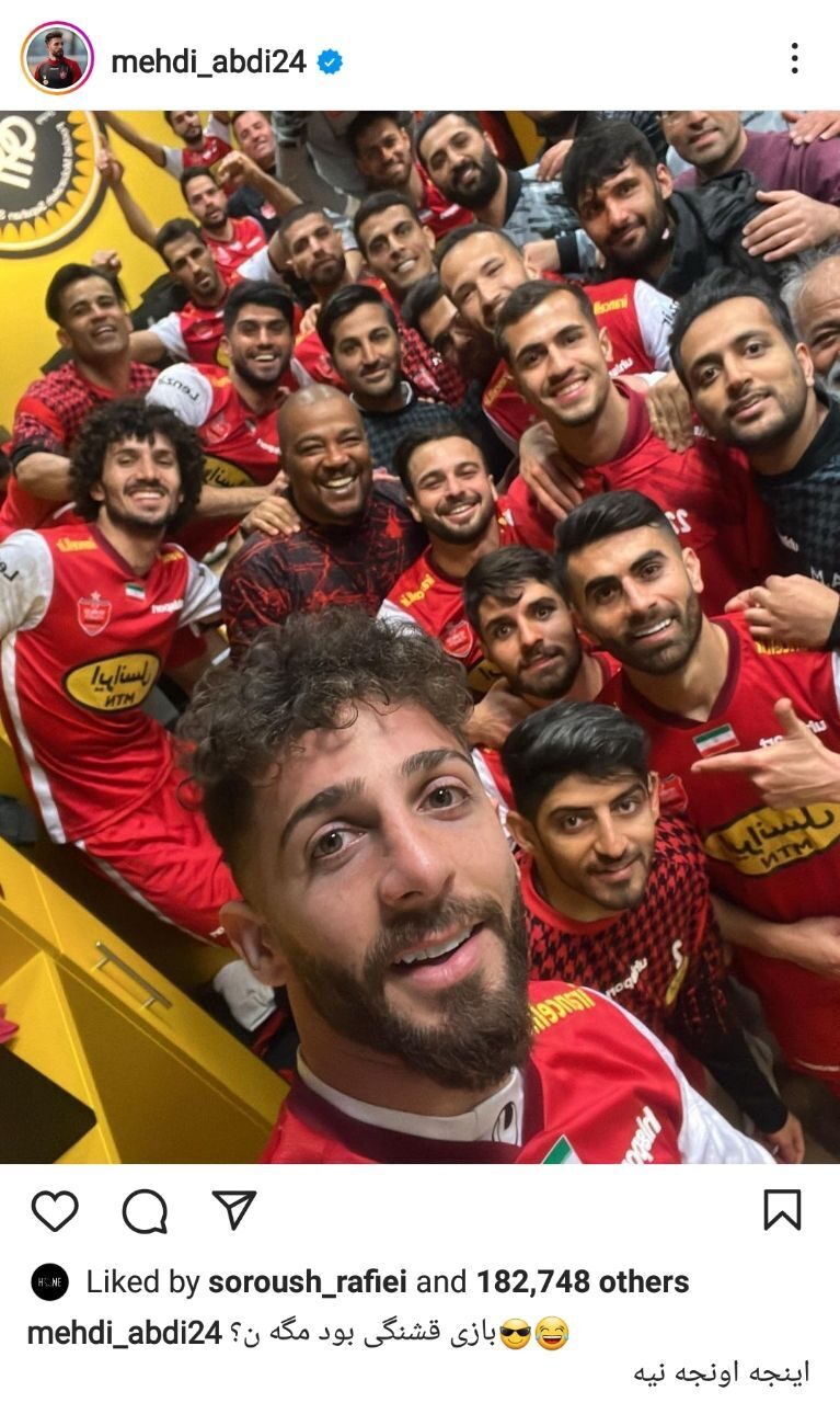 عبدی برای سپاهانی‌ها خط و نشان کشید
