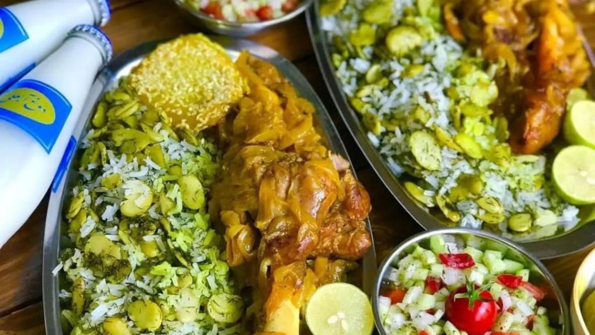 دستور پخت باقالی پلو با ماهیچه لذیذ و خوشمزه به روش رستوران