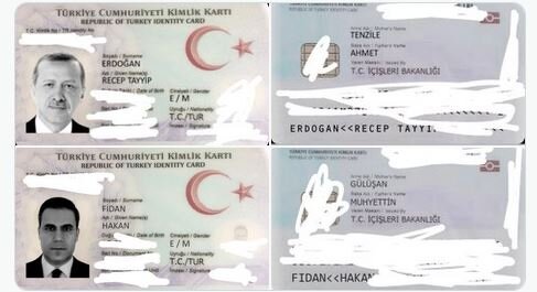 بازداشت روزنامه‌نگار ترکیه‌ای به دلیل انتشار تصویر کارت شناسایی اردوغان