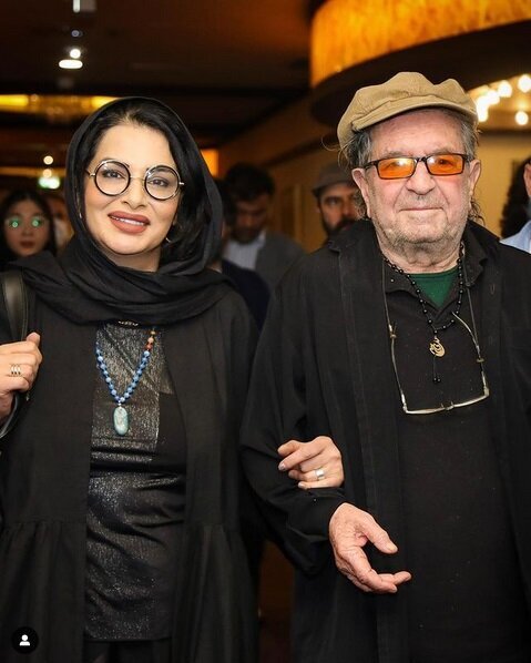 اکران «لامینور» با حضور داریوش مهرجویی و همسرش + عکس