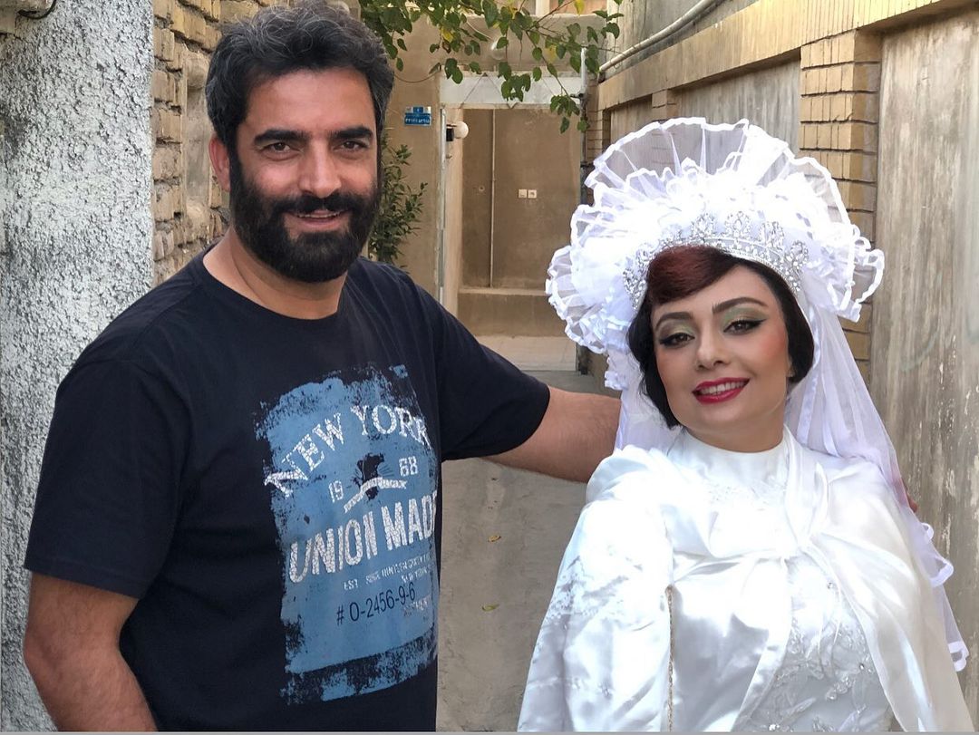 یکتا ناصر با لباس عروس در روز بازیگر منوچهر هادی + عکس