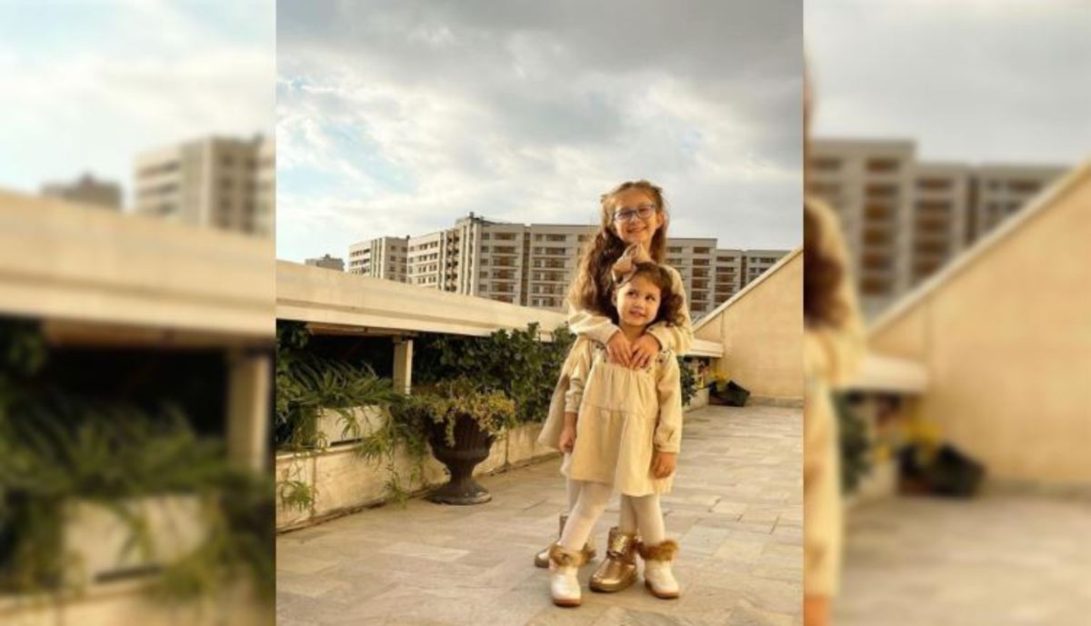 علاقه فرزندان شاهرخ استخری به مدرسه + عکس