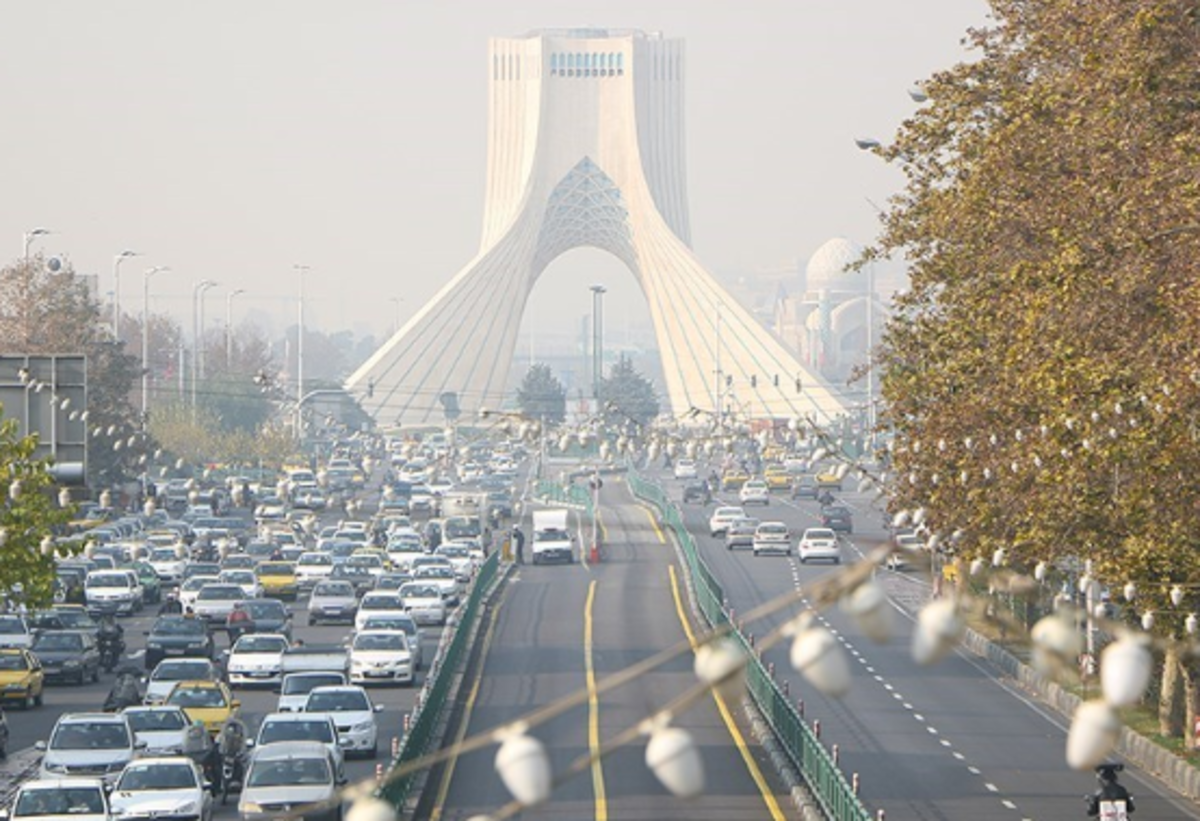 هوای تهران آلوده شد