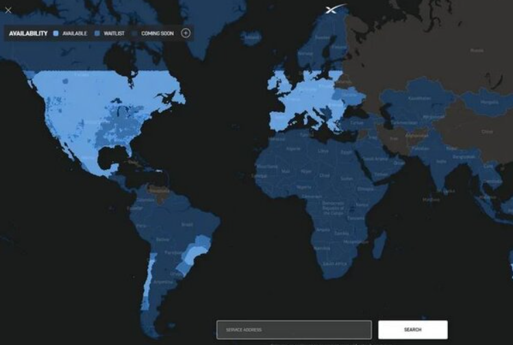 پوشش اینترنت ماهواره‌ای استارلینک به ۳۲ کشور رسید