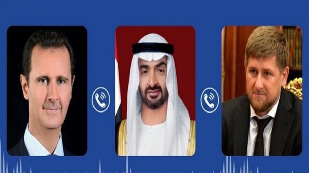 تماس تلفنی اسد و قدیروف با محمد بن زاید