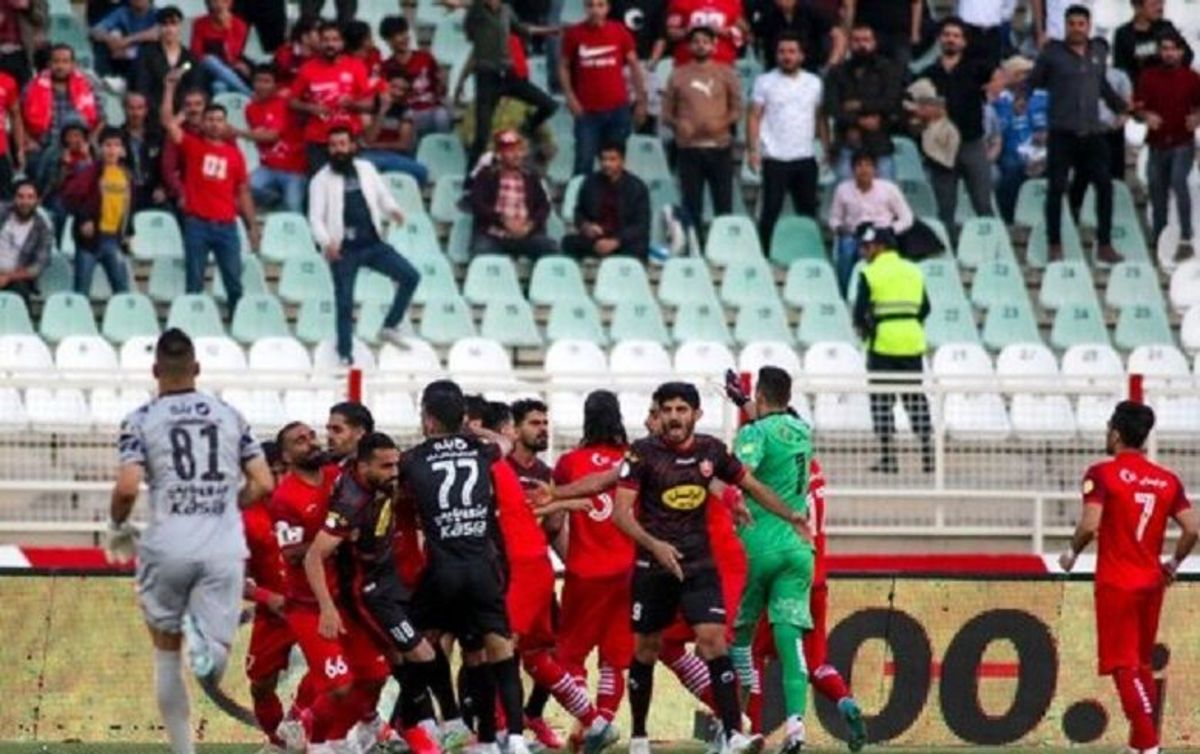 برخی عوامل اخلال در نظم بازی تراکتور و پرسپولیس دستگیر شدند