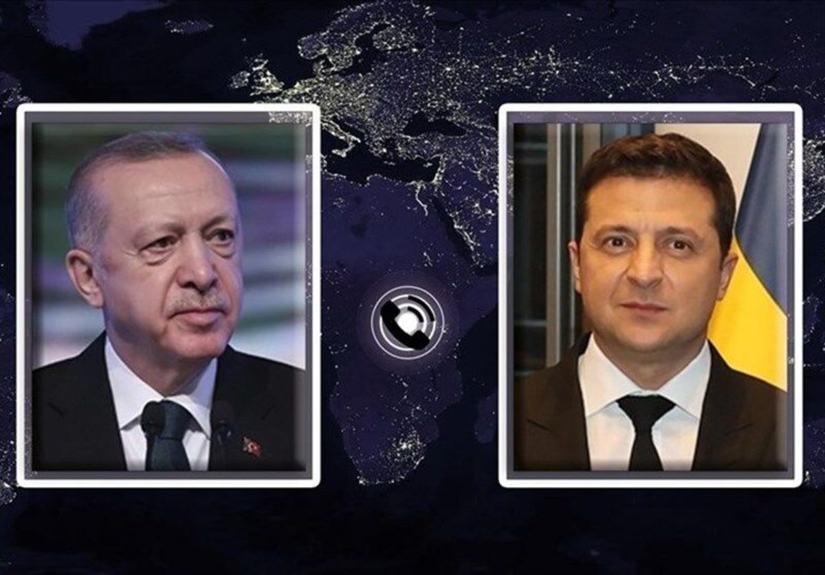 گفت وگوی اردوغان و زلنسکی در مورد مذاکرات با روسیه