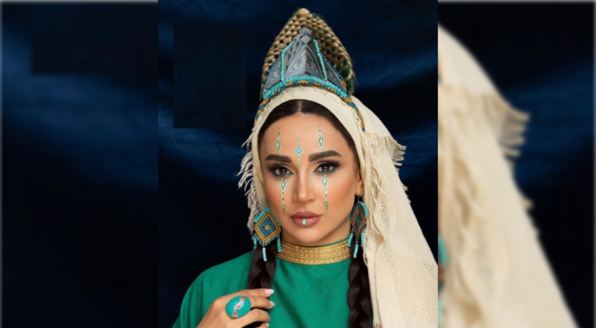 شبنم قلی خانی بر روی عرشه کشتی چوبی