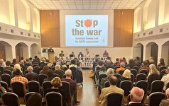 سخنرانان نشستی در لندن به سیاست‌های ماجراجویانه انگلیس در جنگ اوکراین اعتراض کردند