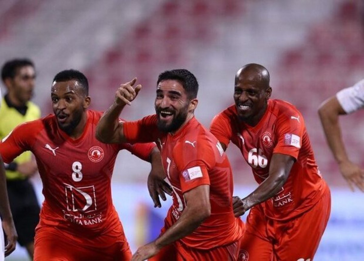 محمدی با العربی تمرین کرد