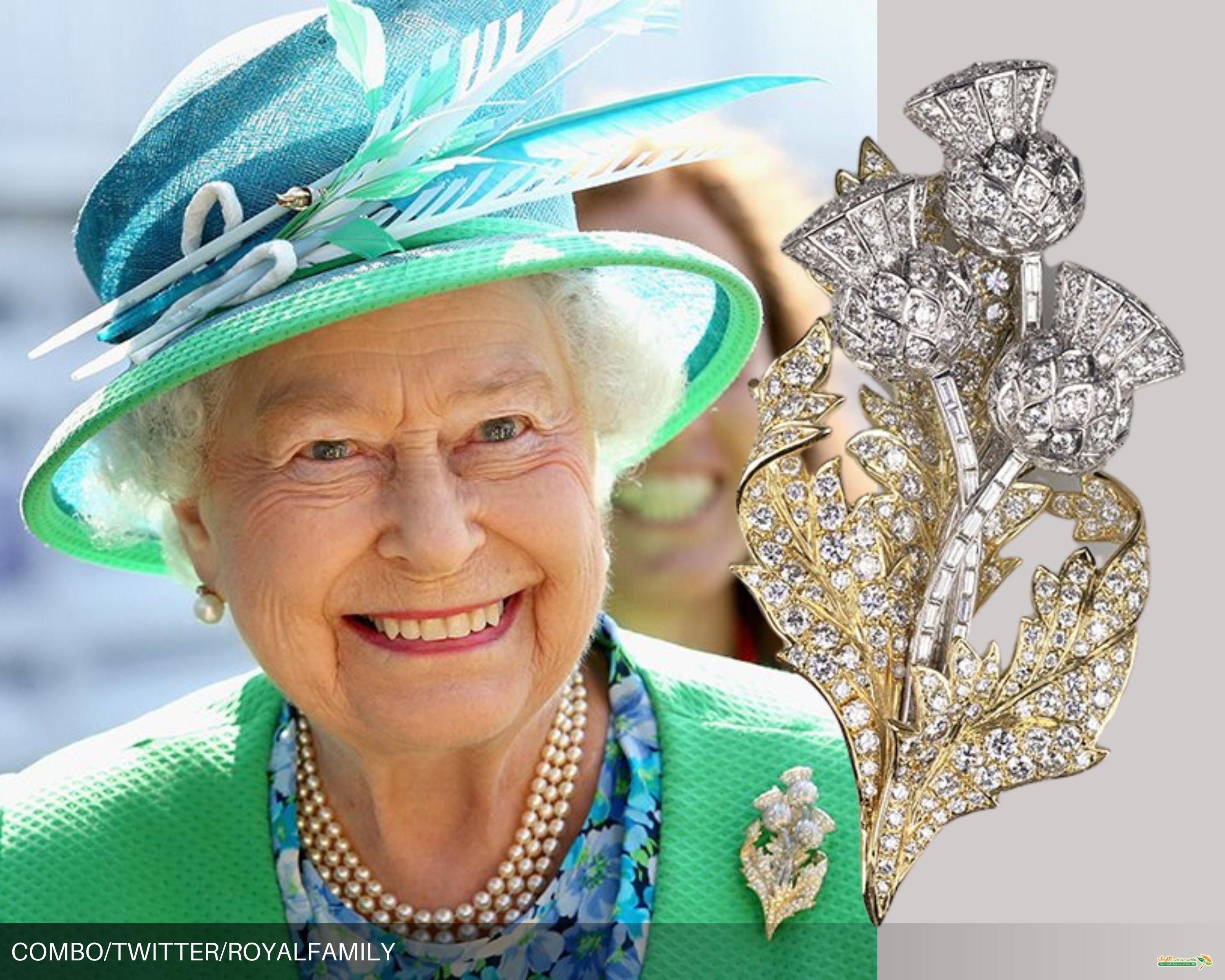 سنجاق‌سینه ملکه الیزابت دوم، از معنادارترین و پرکاربردترین جواهرات