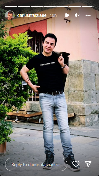 ژست لاتی داریوش فرضیایی