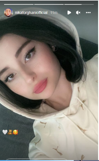 نیکا فرقانی با هودی برند پوما