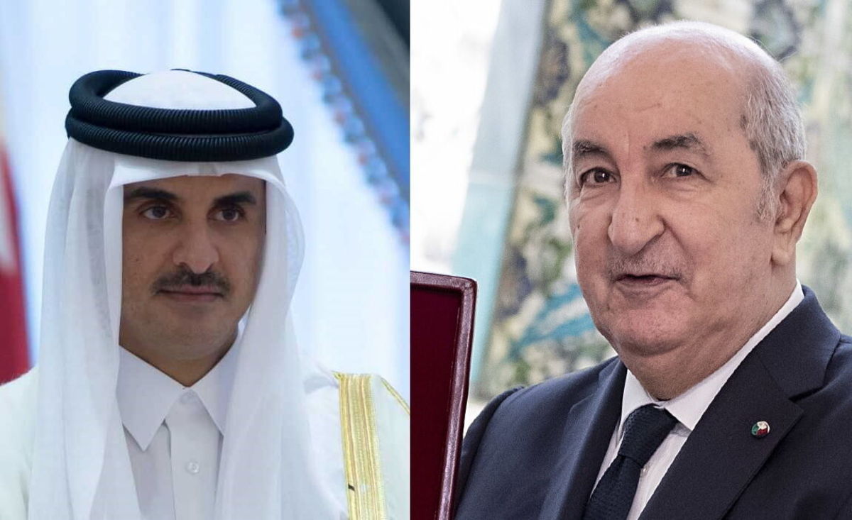 امیر قطر و رئیس جمهور الجزایر درباره تحولات منطقه گفتگو کردند