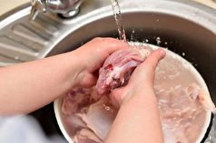 چرا نباید گوشت قرمز و مرغ را بشوییم؟