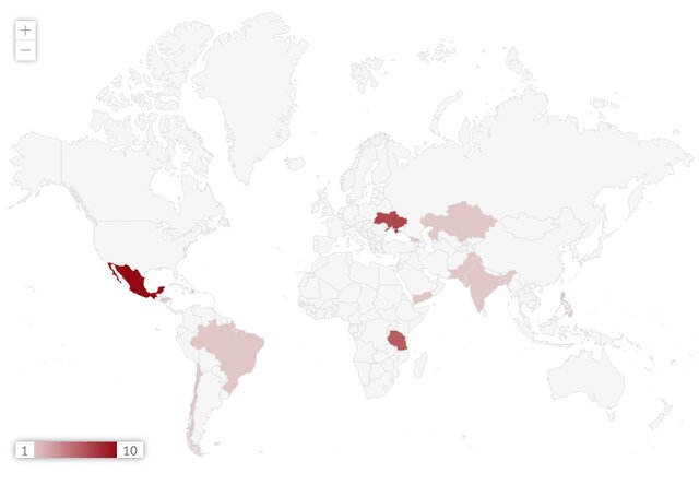 تعداد خبرنگاران جان باخته در سال ۲۰۲۲؟ بیشترین جان باخته‌ها در کدام کشور بودند؟