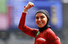 فصیحی در دو ۱۰۰ متر بازی‌های کشور‌های اسلامی، نایب قهرمان شد