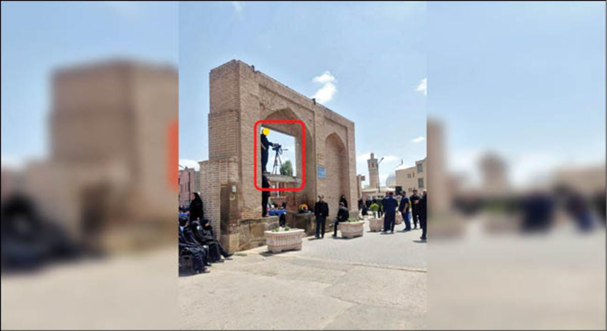 شاهکار فیلم بردار صدا و سیما!