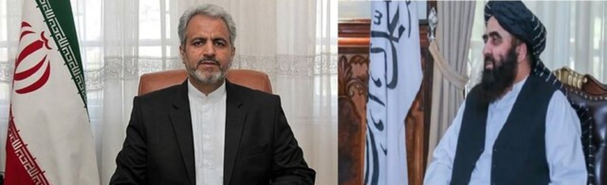 دیدار معاون کنسولی وزارت خارجه ایران با سرپرست وزارت خارجه طالبان