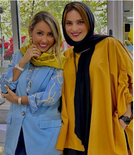 میکاپ ساده، اما زیبای روشنک عجمیان