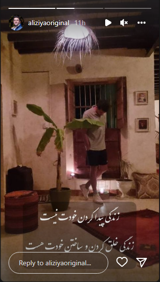 علی ضیا در خانه‌ی قدیمی و خوفناک