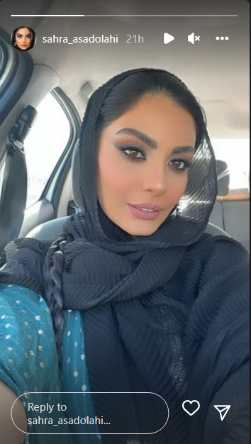 میکاپ غلیظ صحرا اسداللهی به سبک زنان عرب