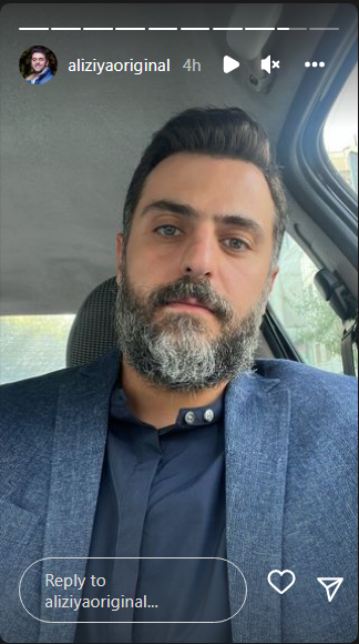 چهره خسته، اما آراسته علی ضیا