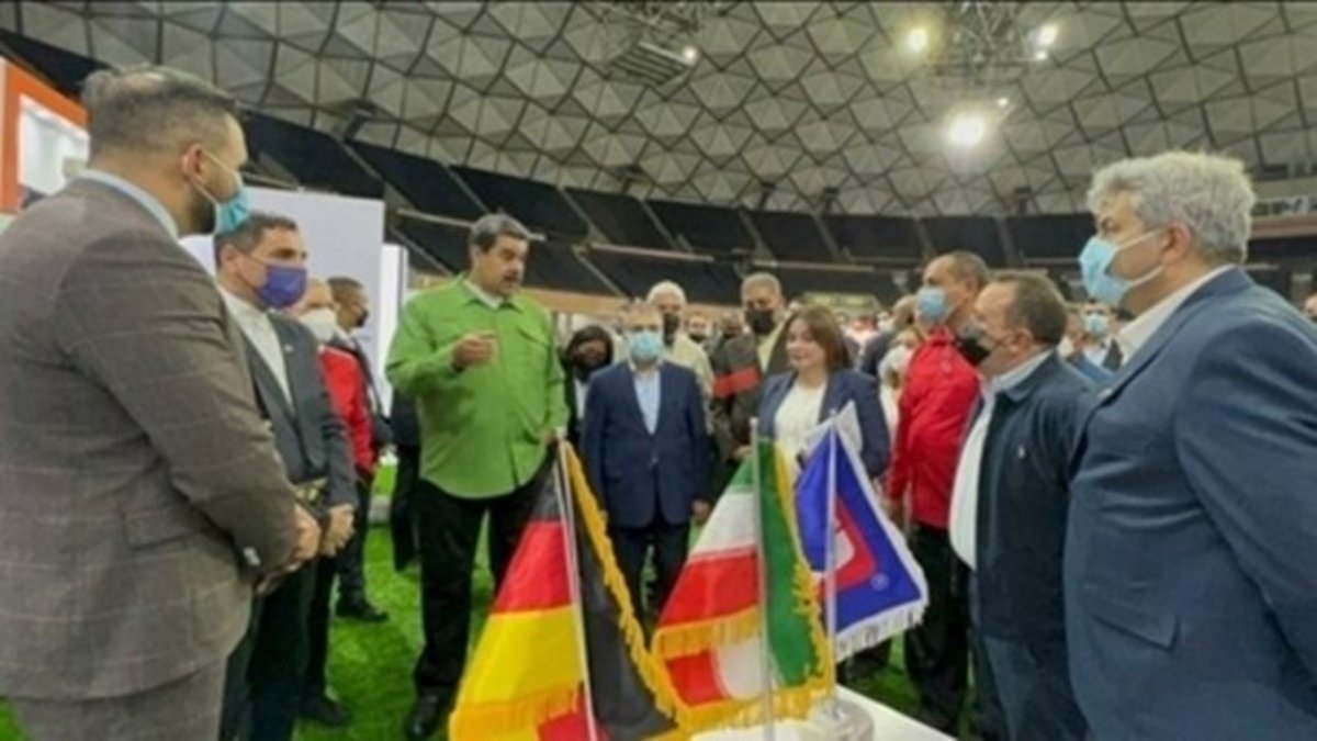 گشایش نمایشگاه اختصاصی ایران ساخت با حضور نیکولاس مادورو