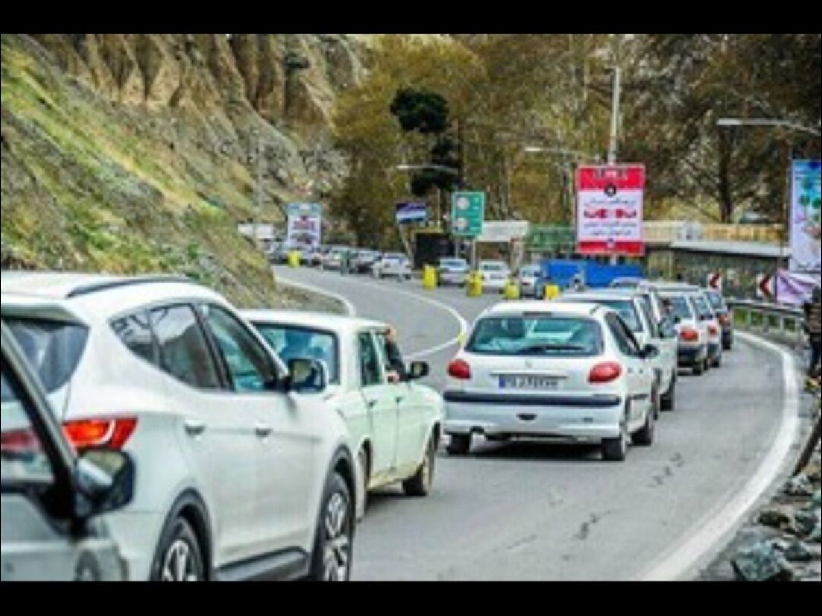 یک طرفه شدن جاده چالوس به سمت تهران