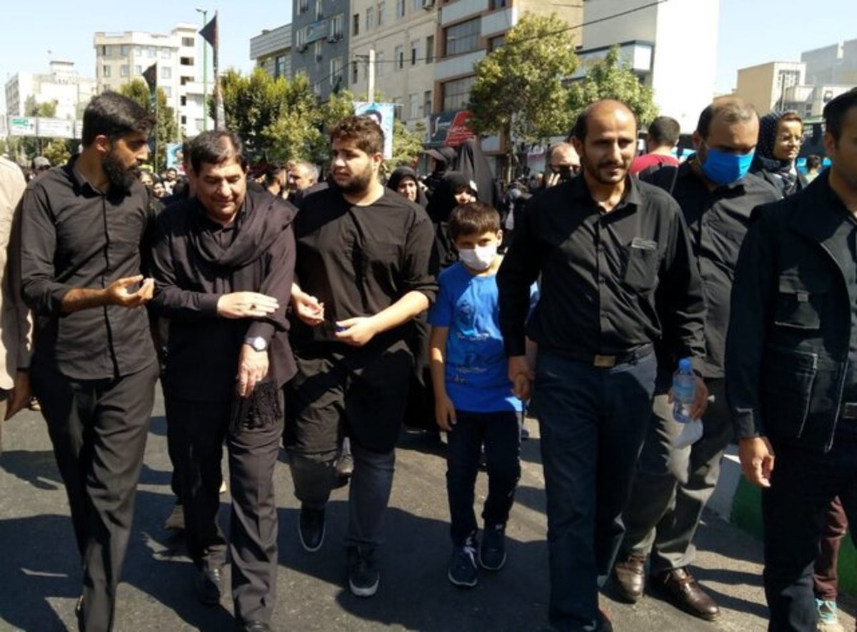 حضور مخبر در مراسم راهپیمایی جاماندگان اربعین تهران