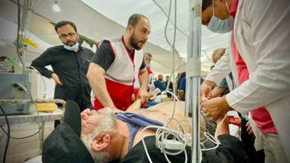 هلال احمر از انتقال ۵۳۶ بیمار اربعین به داخل کشور خبر داد