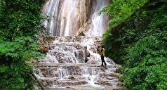 عروس سفیدپوش آبشار‌های ایران