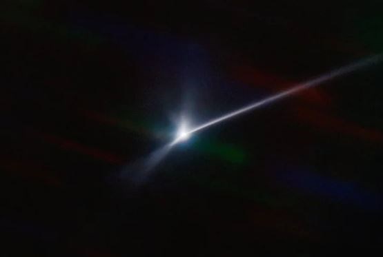 رد ۱۰ هزار کیلومتری حاصل از برخورد کاوشگر ناسا با یک سیارک + تصویر