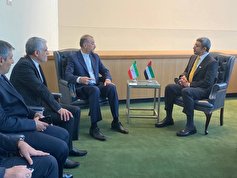 دیدار و رایزنی وزیران خارجه ایران و امارات برای گسترش مناسبات دو جانبه