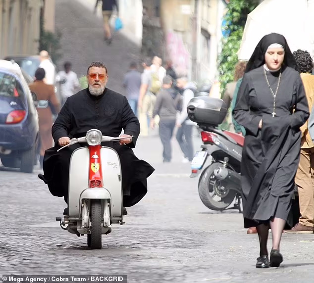 حضور راسل کرو برای باری دیگر در خیابان‌های رم با نقشی جدید