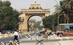 به صدا درآمدن آژیر خطر در سفارت آمریکا در منطقه سبز بغداد به دلیل سرنگونی یک پهپاد