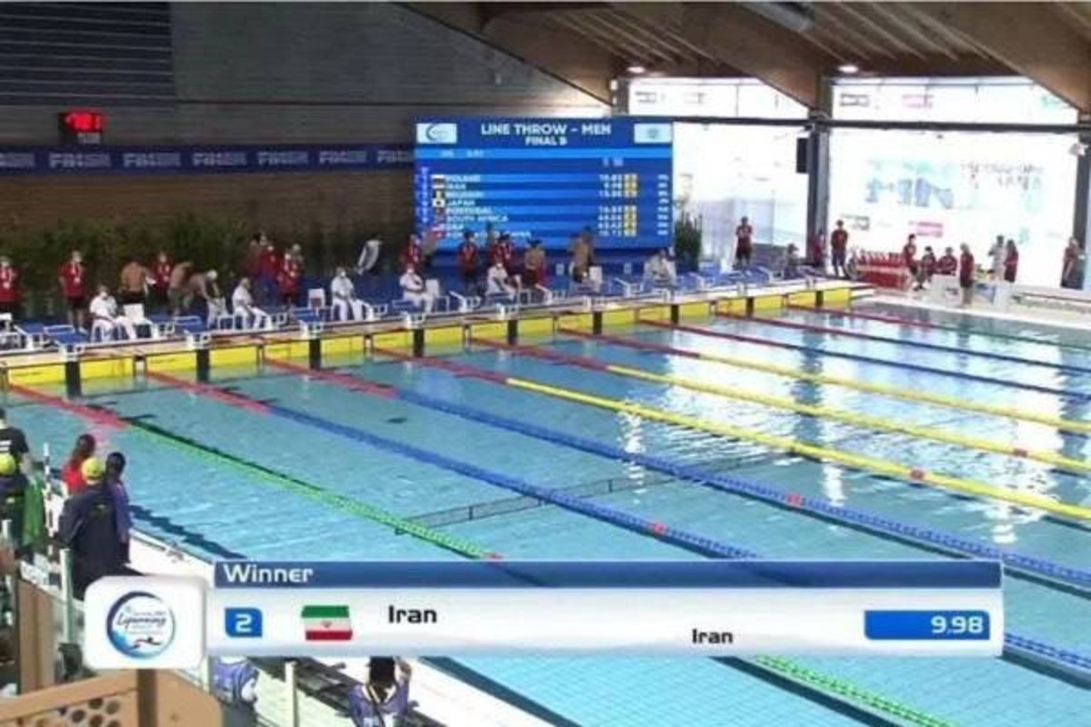 رکورد جهانی بهترین «پرتاب طناب» در مسابقات نجات غریق به نام هادی دریایی نژاد ثبت شد