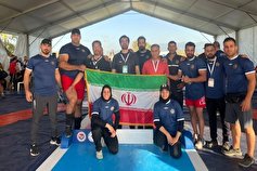 یک همدانی نخستین مدال طلای تاریخ ایران در رشته مس رستلینگ را گرفت