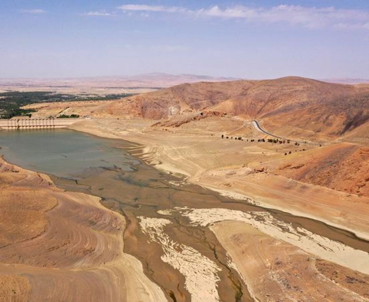 کاهش ۹۰ درصدی حجم آب سد اکباتان همدان