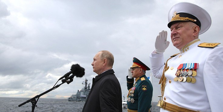 آمادگی ناو‌ها و شناور‌های روسیه برای حمله با موشک کالیبر به اوکراین
