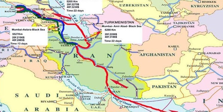 روسیه: ظرفیت کریدور شمال-جنوب تا سال ۲۰۳۰ به ۳۲ میلیون تن افزایش می‌یابد
