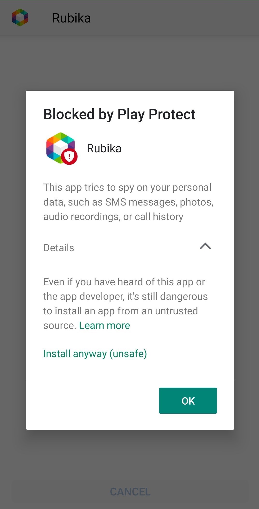 دریافت روبیکا از گوگل‌پلی غیرممکن شد/ نگرانی از اقبال گسترده به روبیکا با ۳۵ میلیون کاربر فعال؟