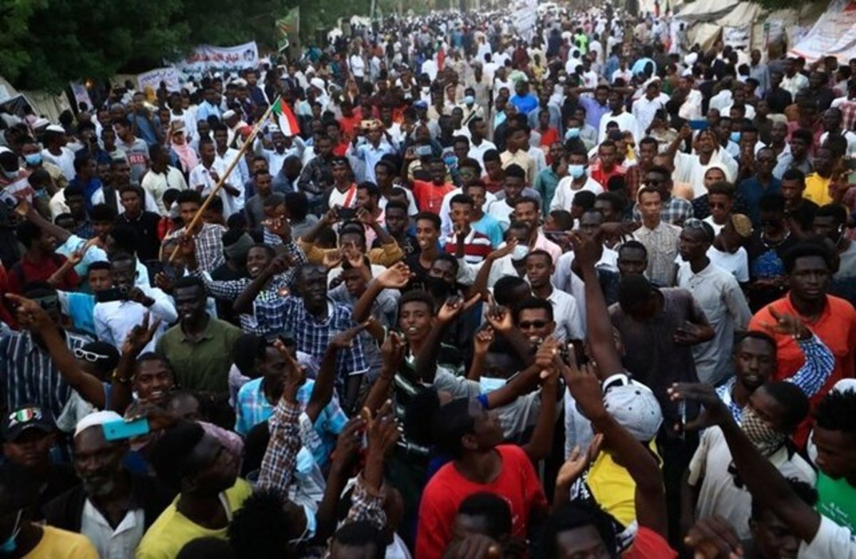 تظاهرات در خارطوم در اعتراض به مداخله خارجی در امور داخلی سودان