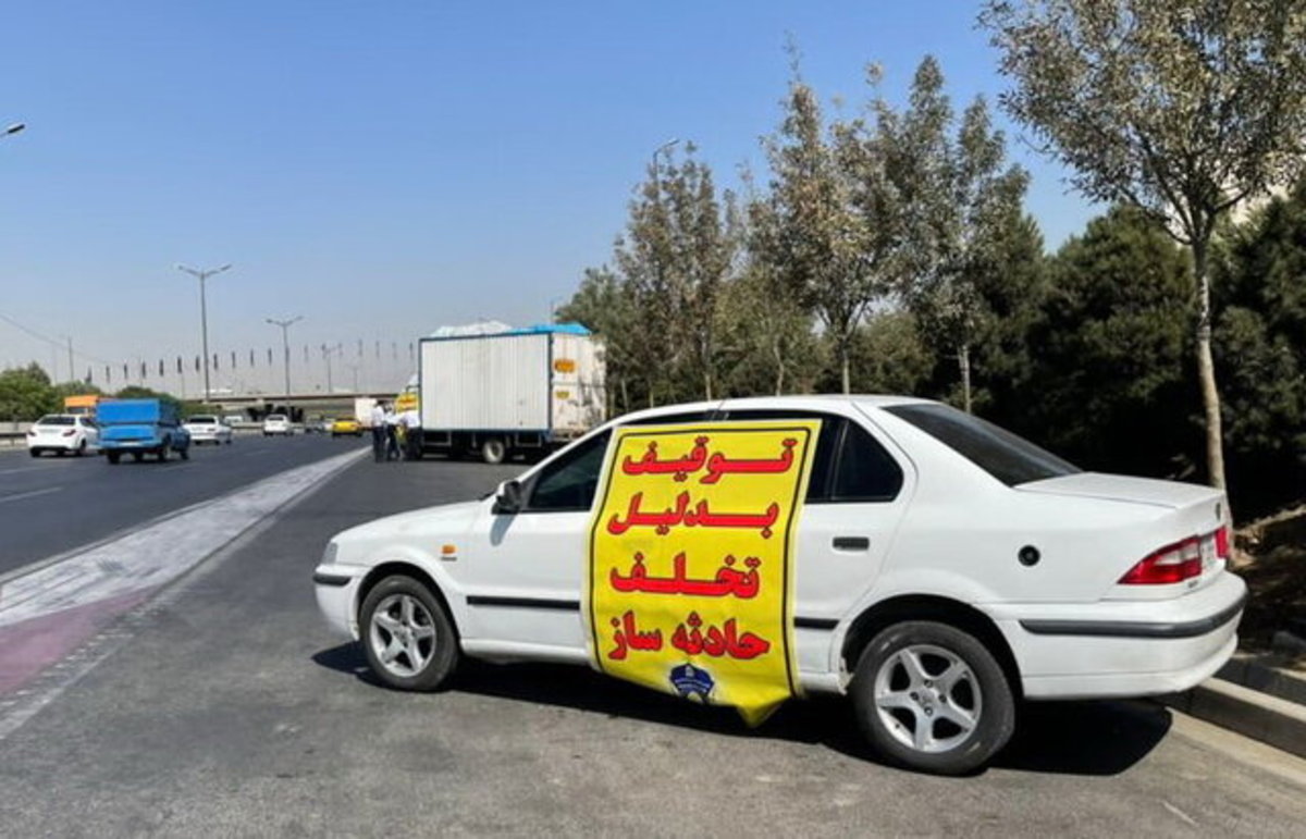 توقیف ساعتی ۵۸۰ دستگاه خودروی حادثه‌ساز در همدان