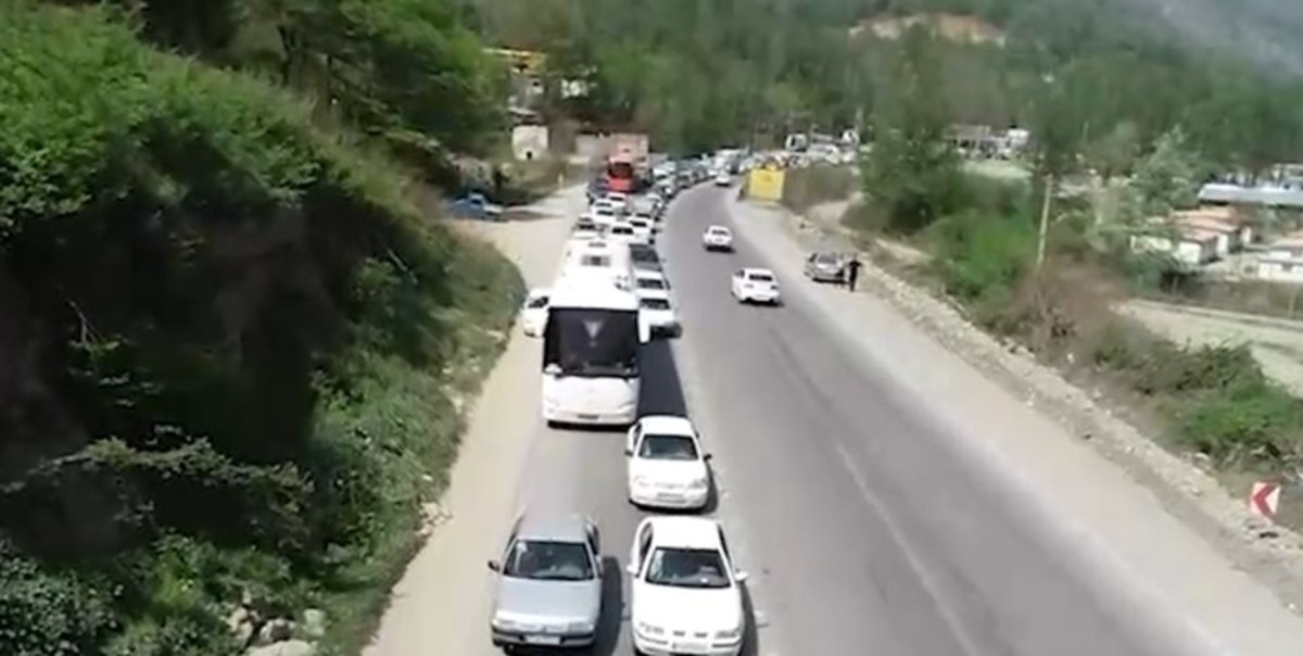 ۱۳ بدر با ترافیکی سنگین در جاده‌های شمال/یک‌طرفه شدن هراز و کندوان