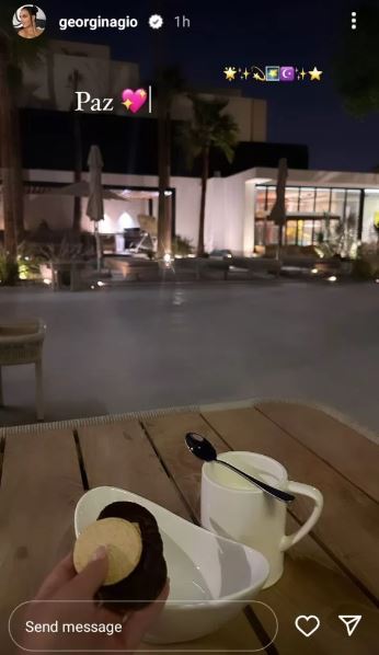 عکس/ جورجینا نمایی واضح از خانه فوق لوکس شان را به نمایش گذاشت