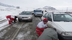 امدادرسانی به ۸۰ نفر گرفتار شده در برف و کولاک خلخال و نیر