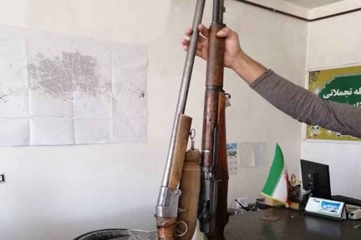 کشف ۲ سلاح غیرمجاز از شکارچیان در شاهرود