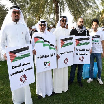 همبستگی مردم کویت با ملت فلسطین و اعتراض به هتک حرمت به مسجد الاقصی