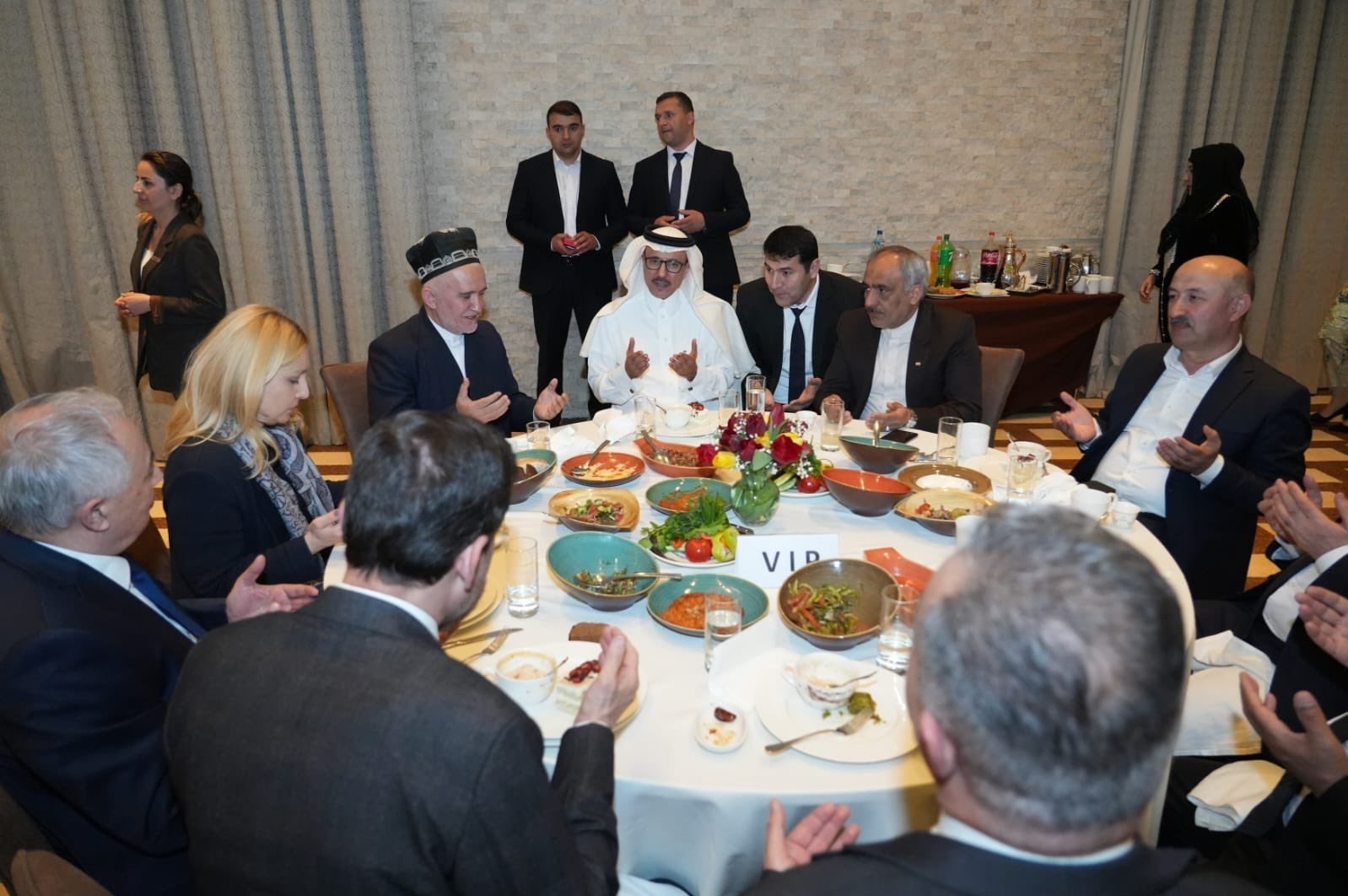 حضور سفیر ایران در تاجیکستان در مهمانی افطار سفارت عربستان